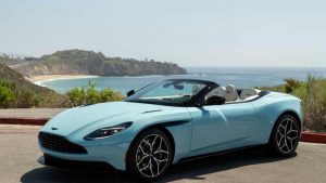 Aston Martin blue pastel color palette
